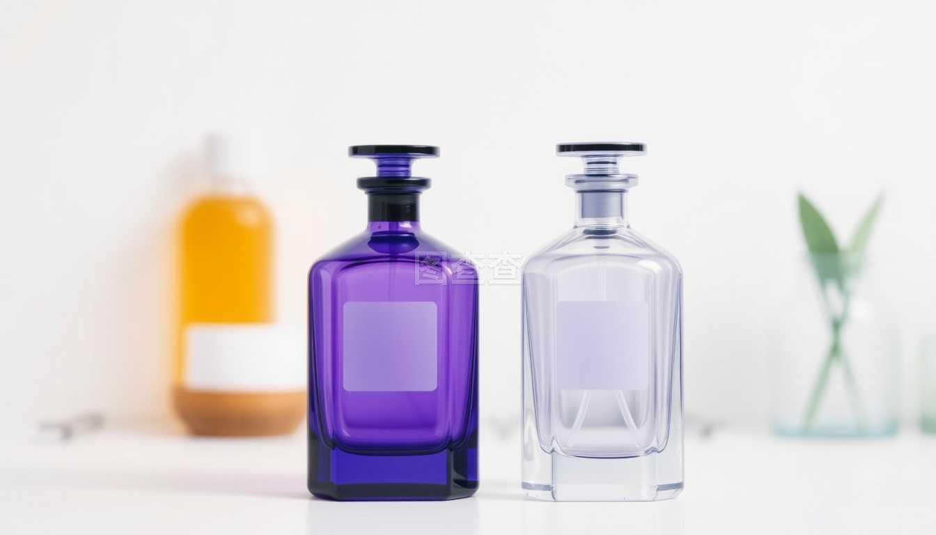 两个香水用玻璃瓶 窥见液体宝石的封存艺术